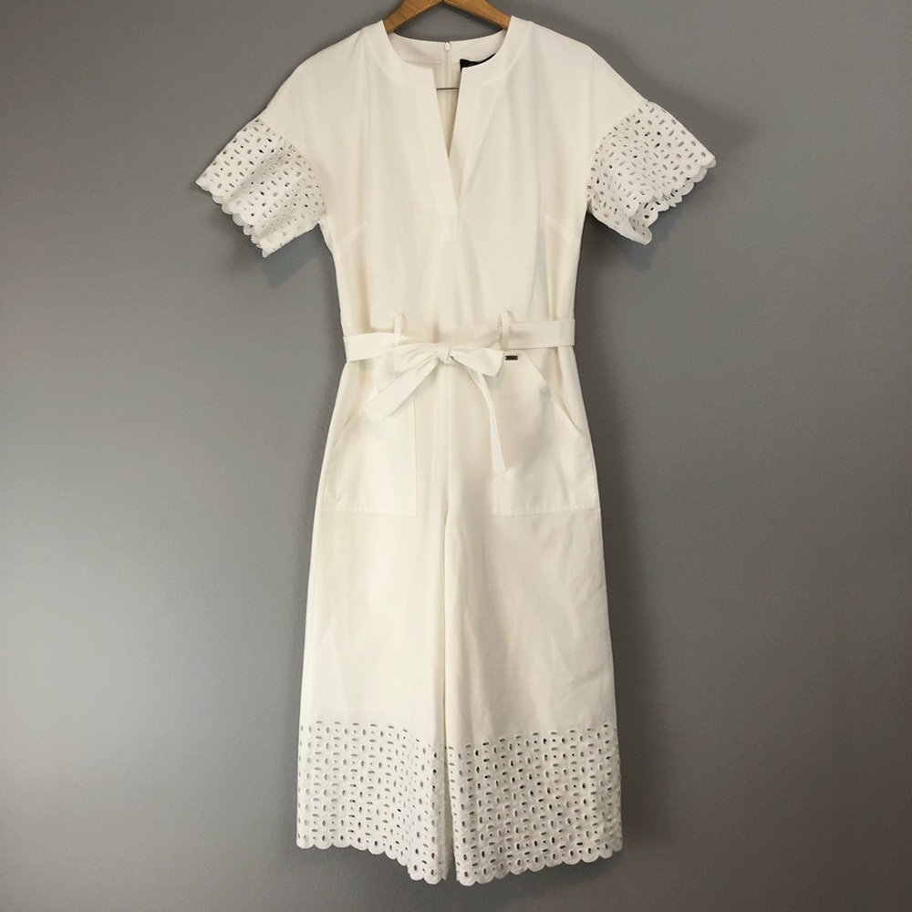 NWOT  St. John Women's Bi-Stretch Twill Jumpsuit 2